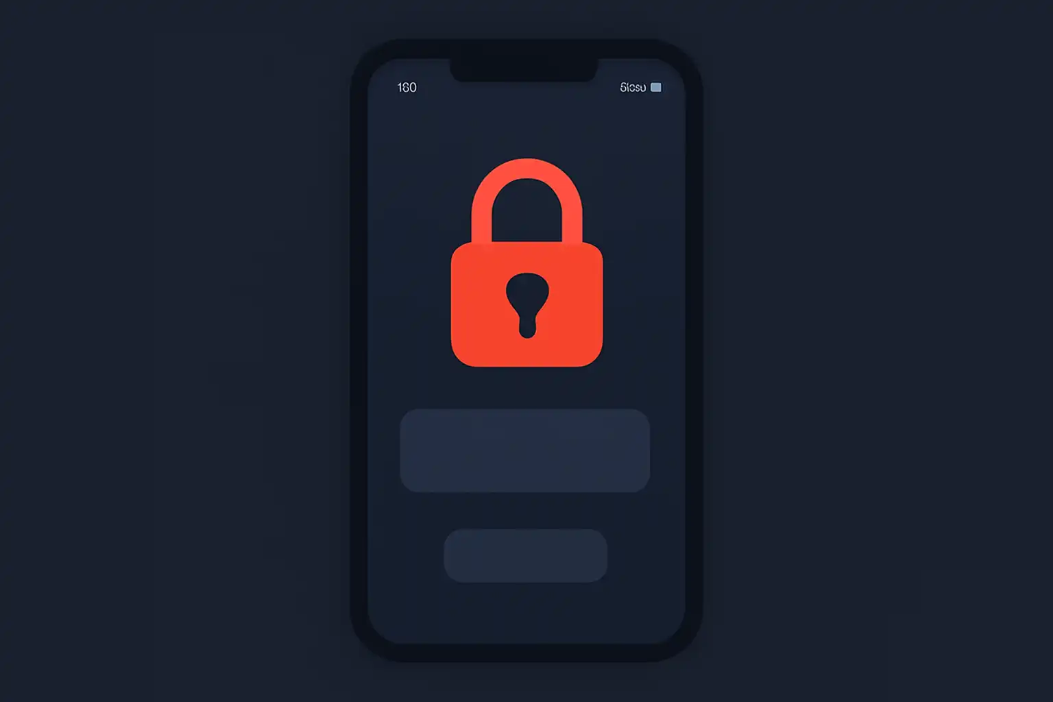 Detail screen: account locked, mobile screen, Rummy Nabob