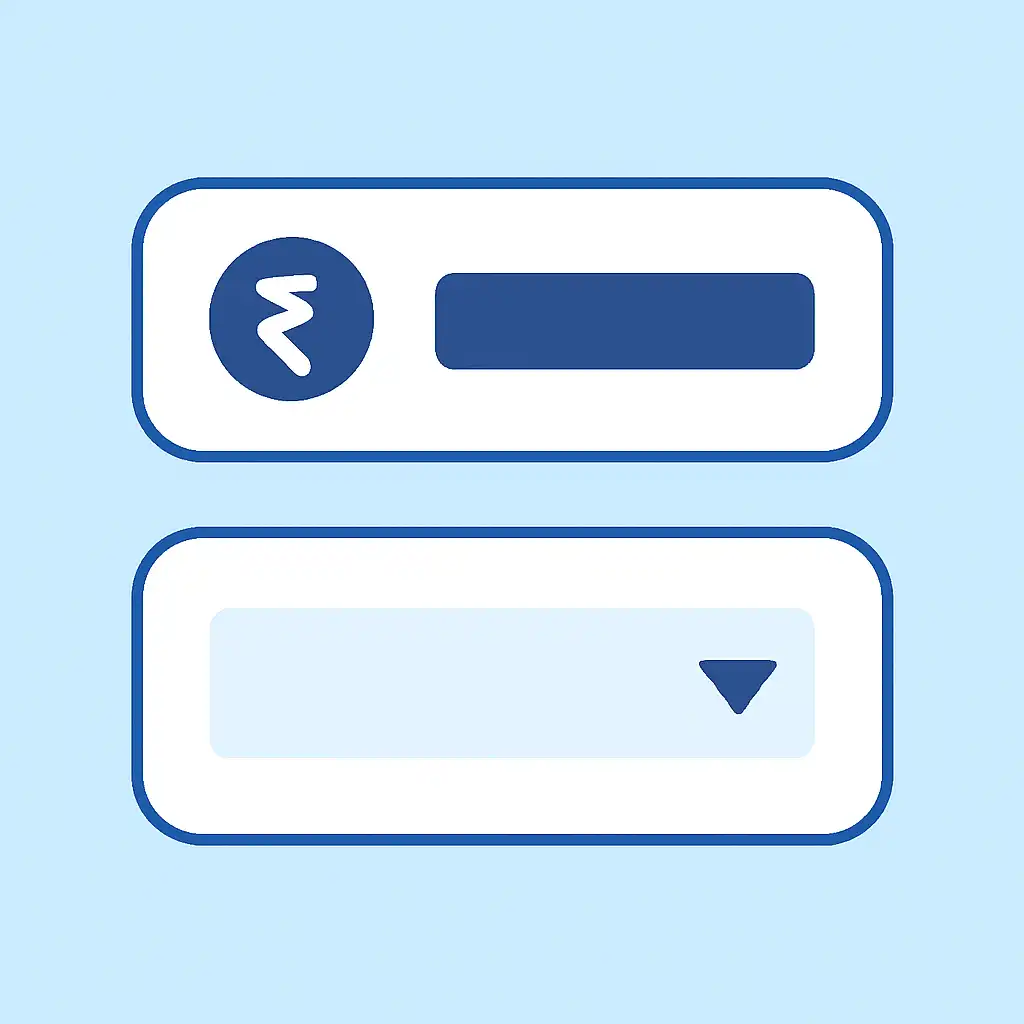 Close-up of button or form field for withdrawal limits, Rummy Nabob